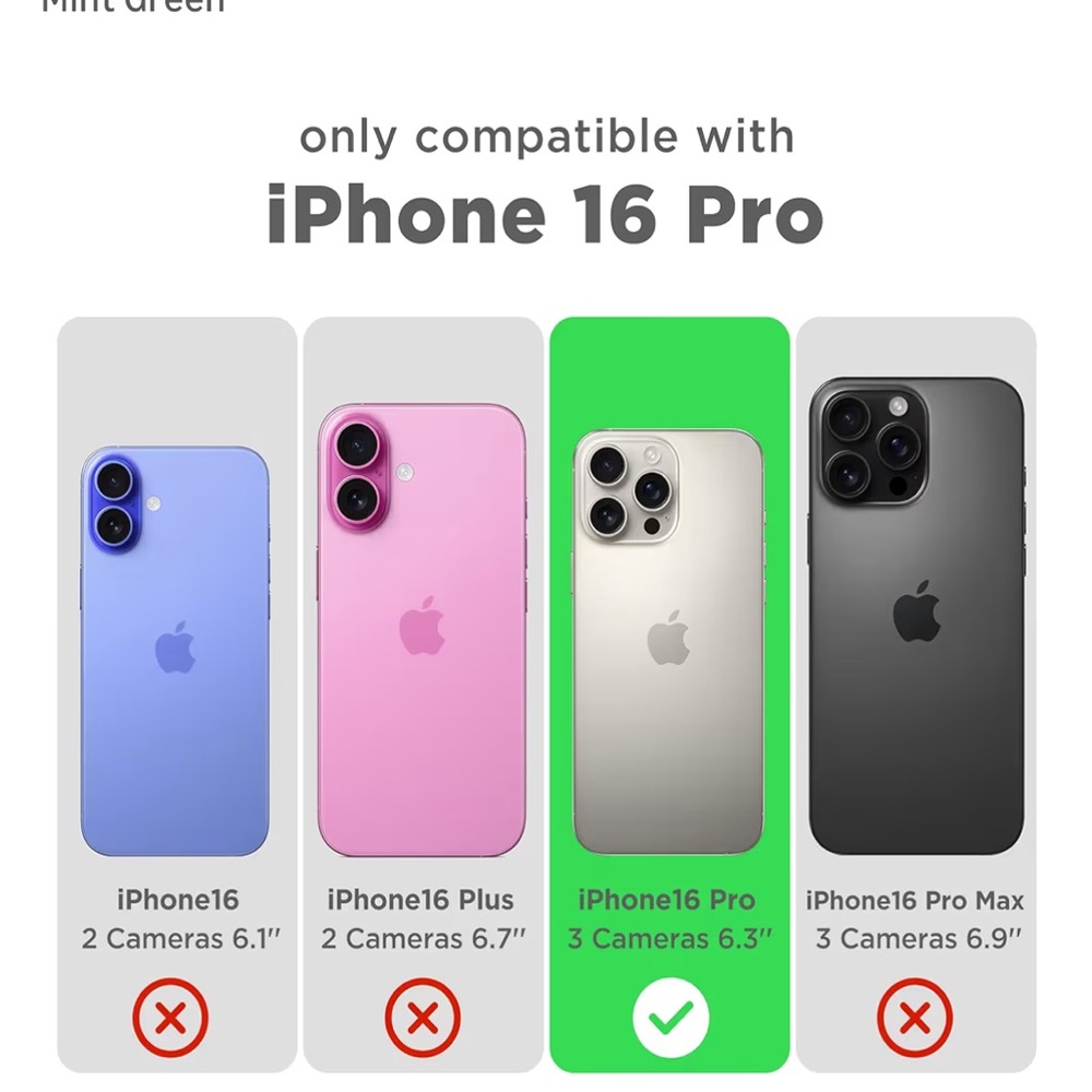 Shockproof Phone Case - Mint Green